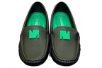 Black Beige Casual Loafer Shoes