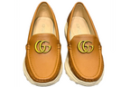 Black Brown Casual Thick Sole Loafers