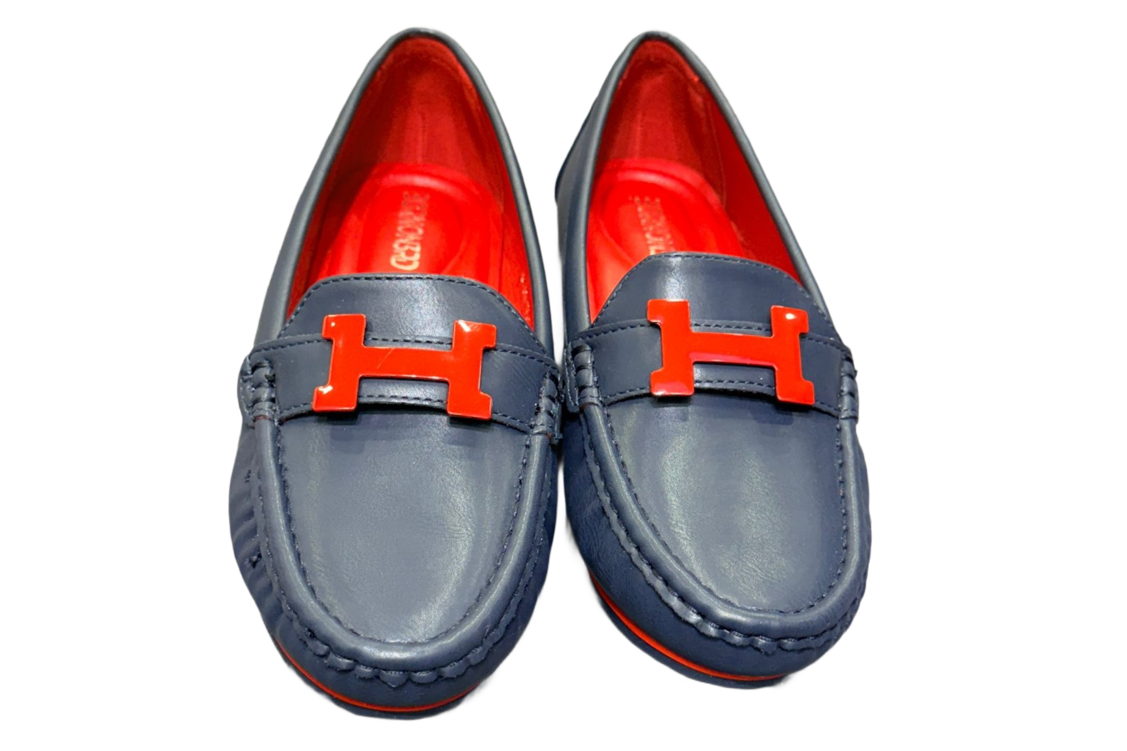 White Navy Comfy Casual Loafers
