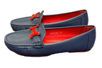 White Navy Comfy Casual Loafers