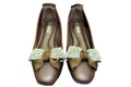 Coffee Cream Casual Shoe For Women