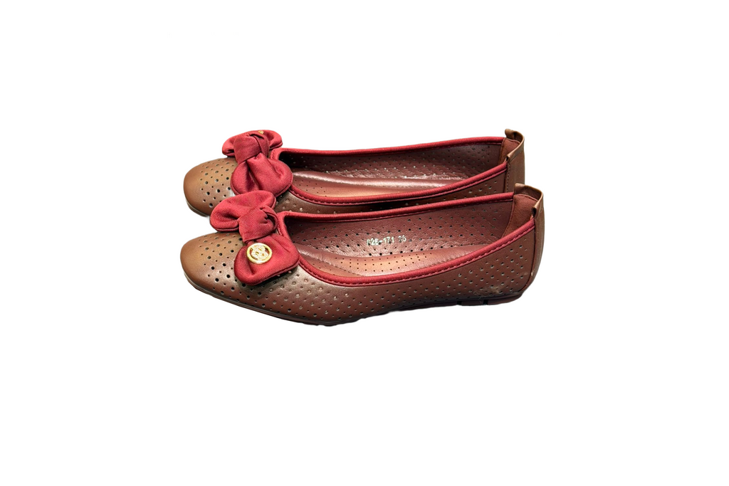 Maroon Coffee Fancy Shoes For Women