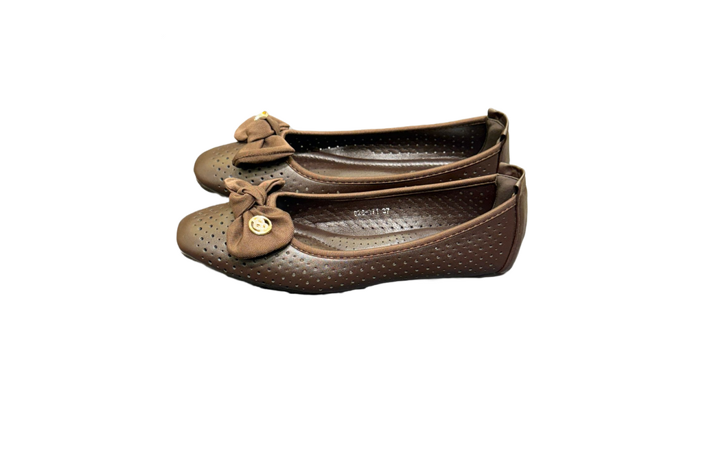 Maroon Coffee Fancy Shoes For Women