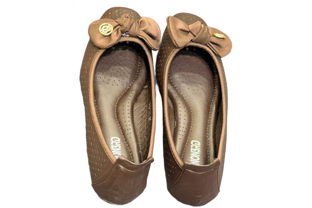 Maroon Coffee Fancy Shoes For Women