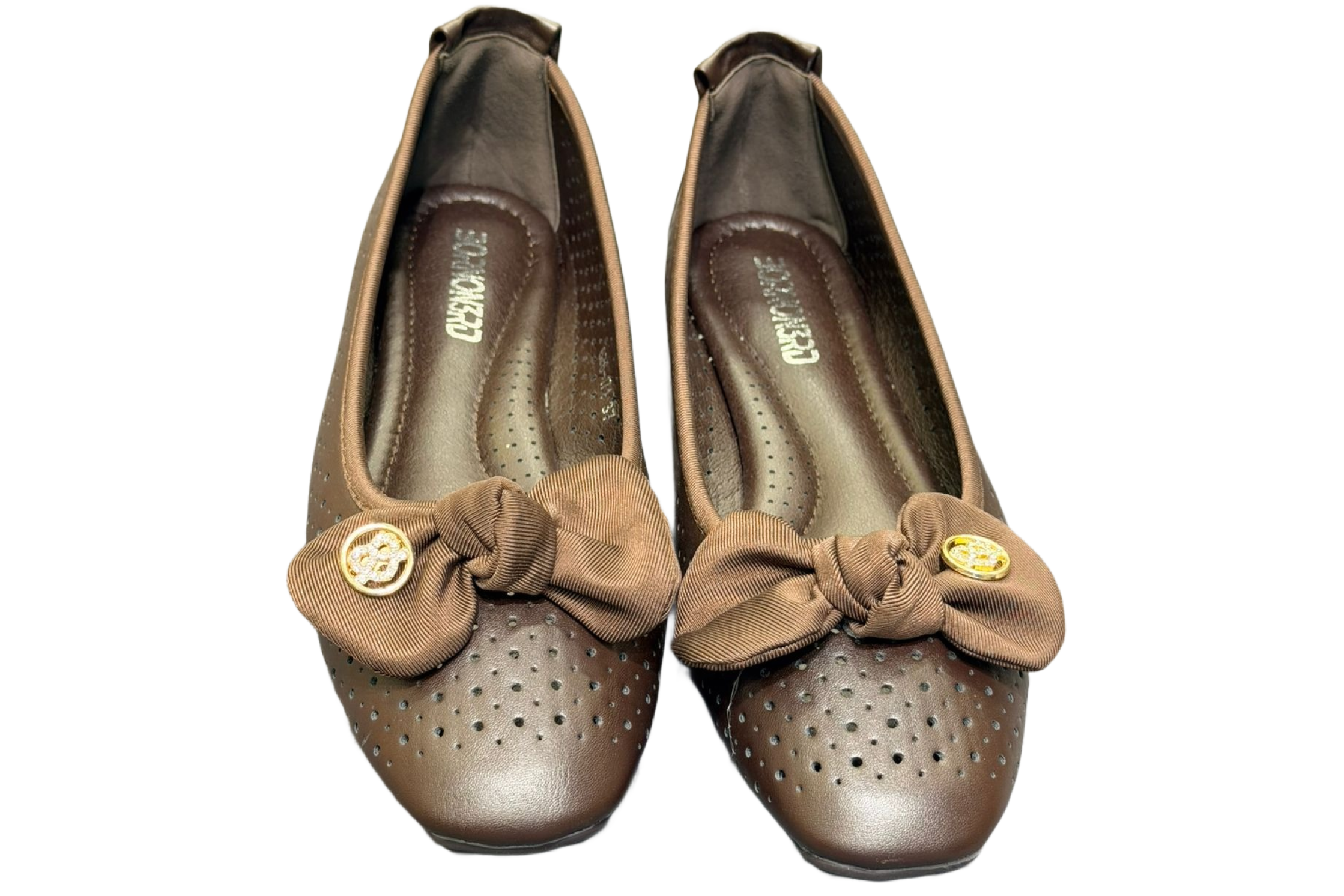 Maroon Coffee Fancy Shoes For Women