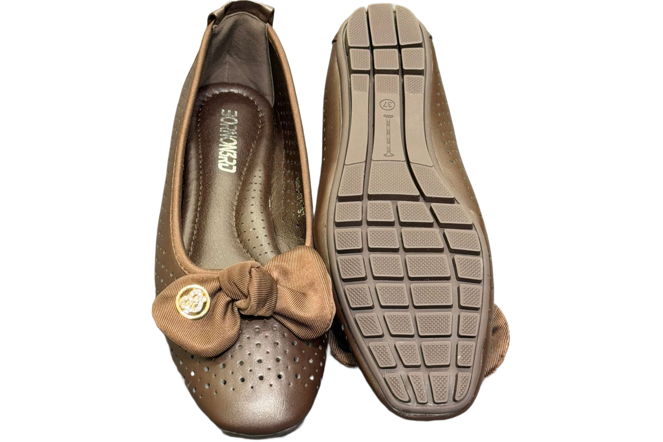 Maroon Coffee Fancy Shoes For Women