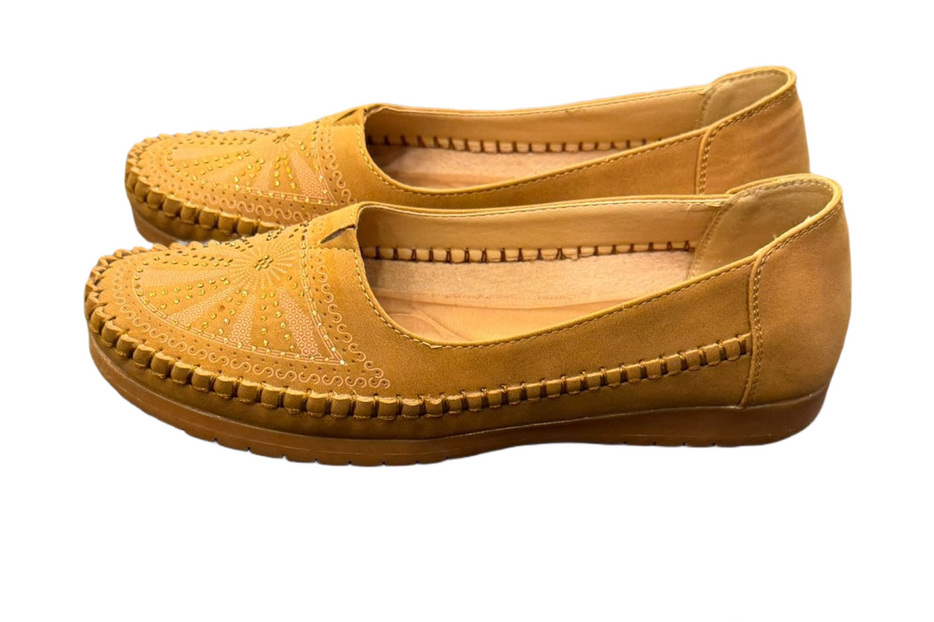 Grey Tan Casual Shoes For Women