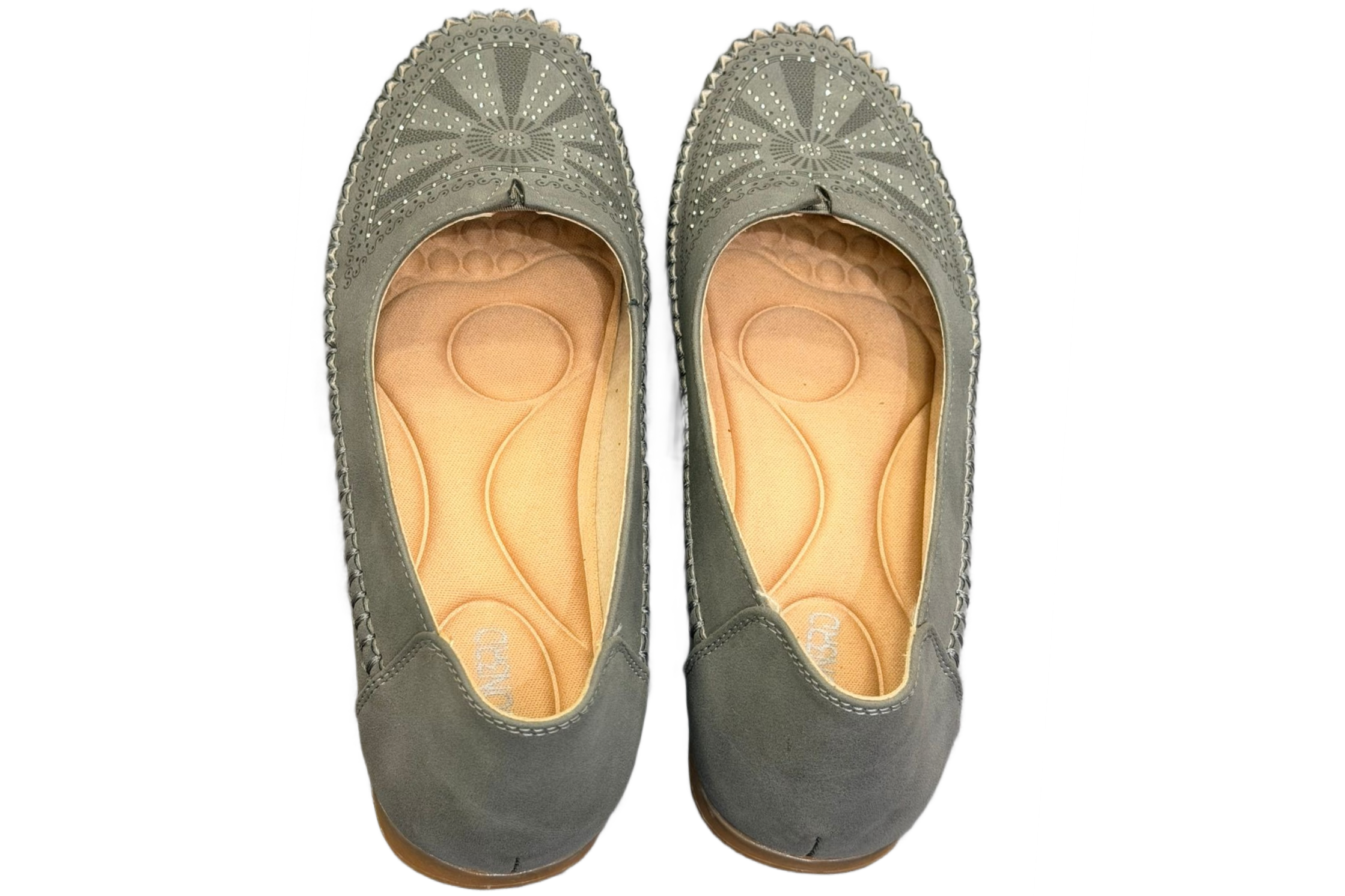 Grey Tan Casual Shoes For Women