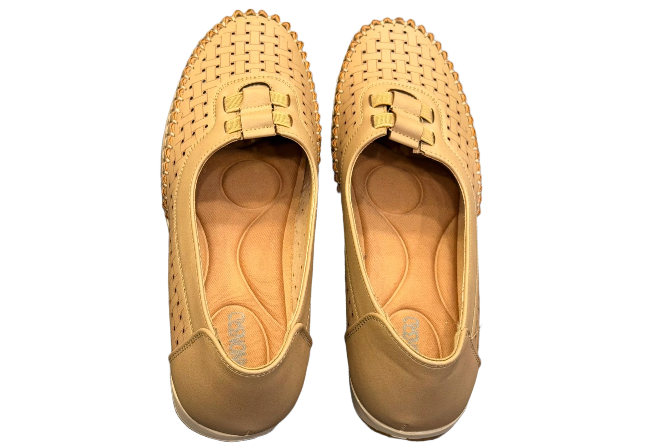 Khaki Pink Casual/Formal Shoes For Women