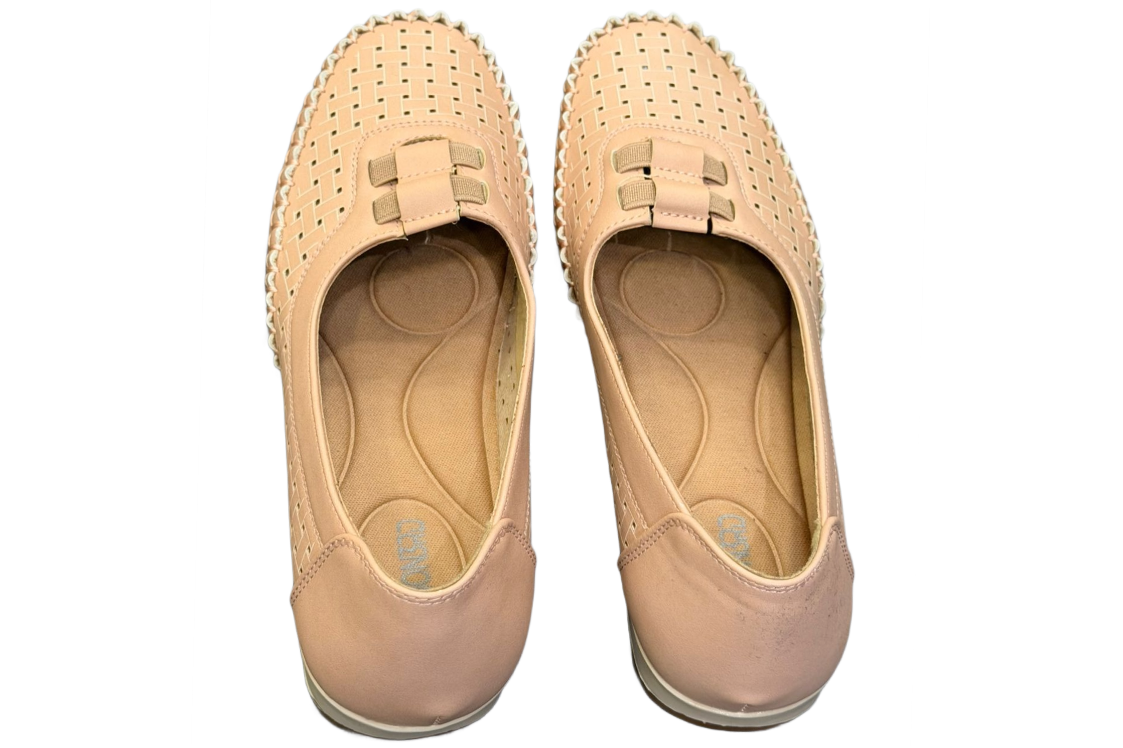 Khaki Pink Casual/Formal Shoes For Women