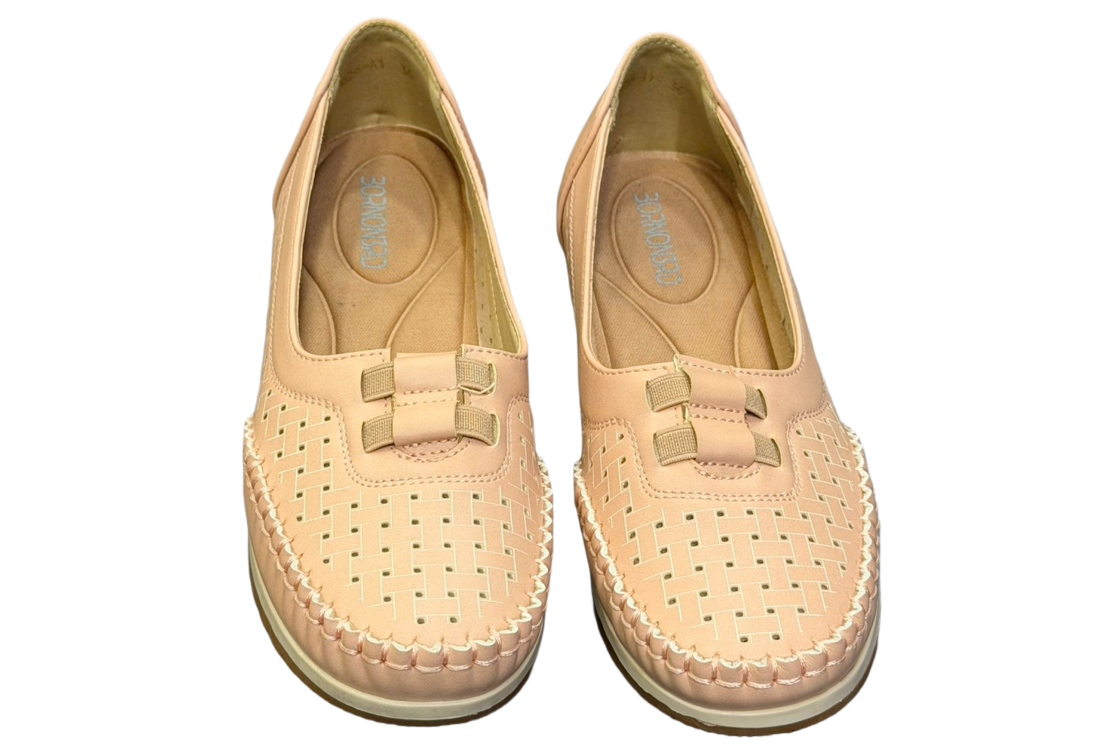 Khaki Pink Casual/Formal Shoes For Women