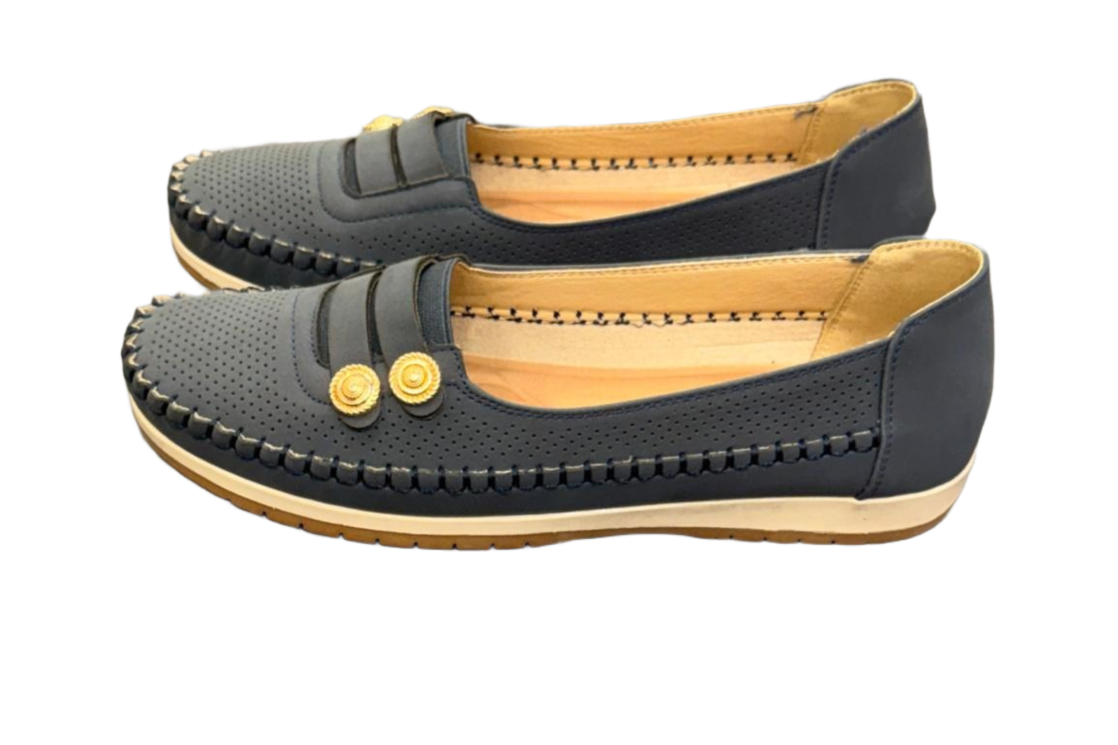 Brown Navy Casual/Formal Shoes For Women