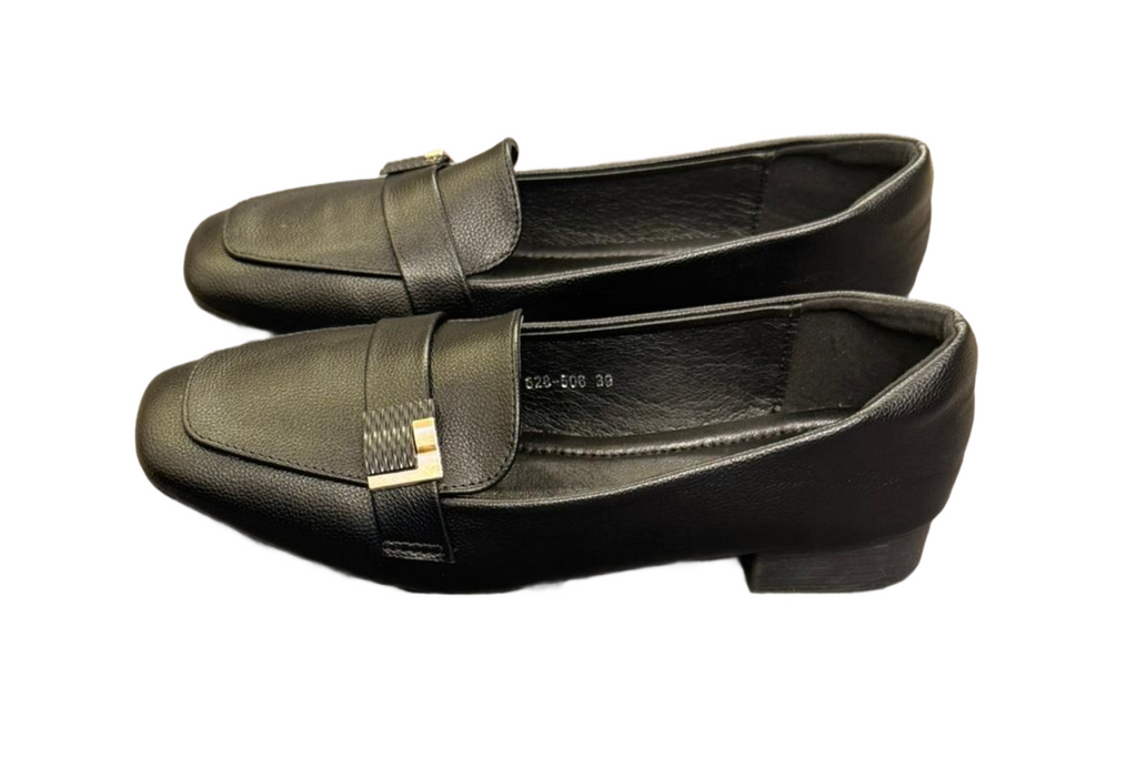 Black Brown Office Shoes For Women