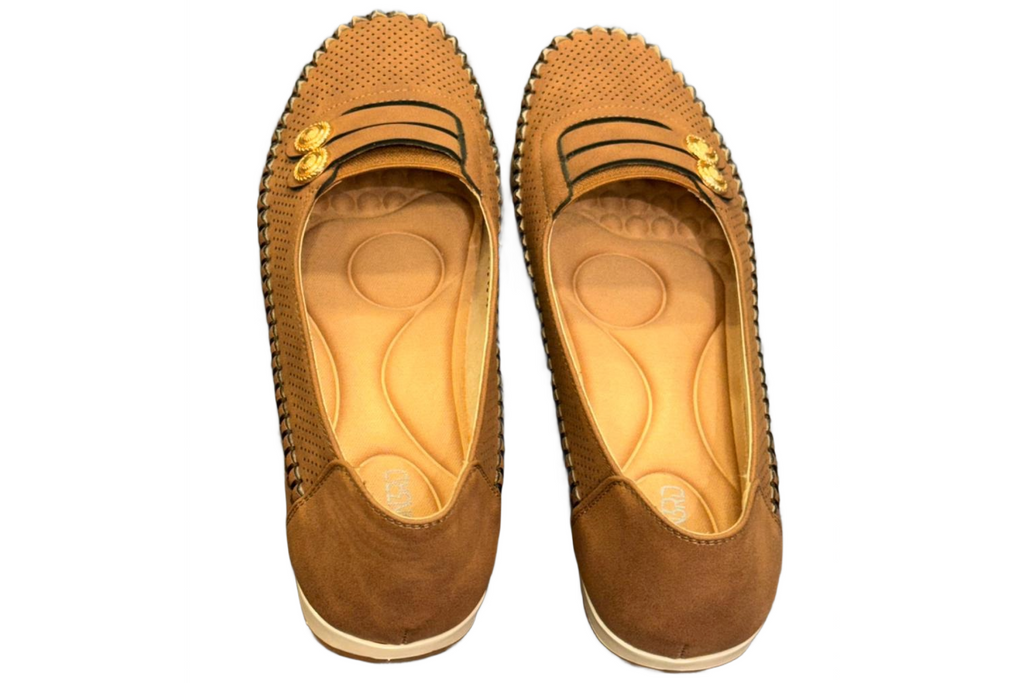 Brown Navy Casual/Formal Shoes For Women