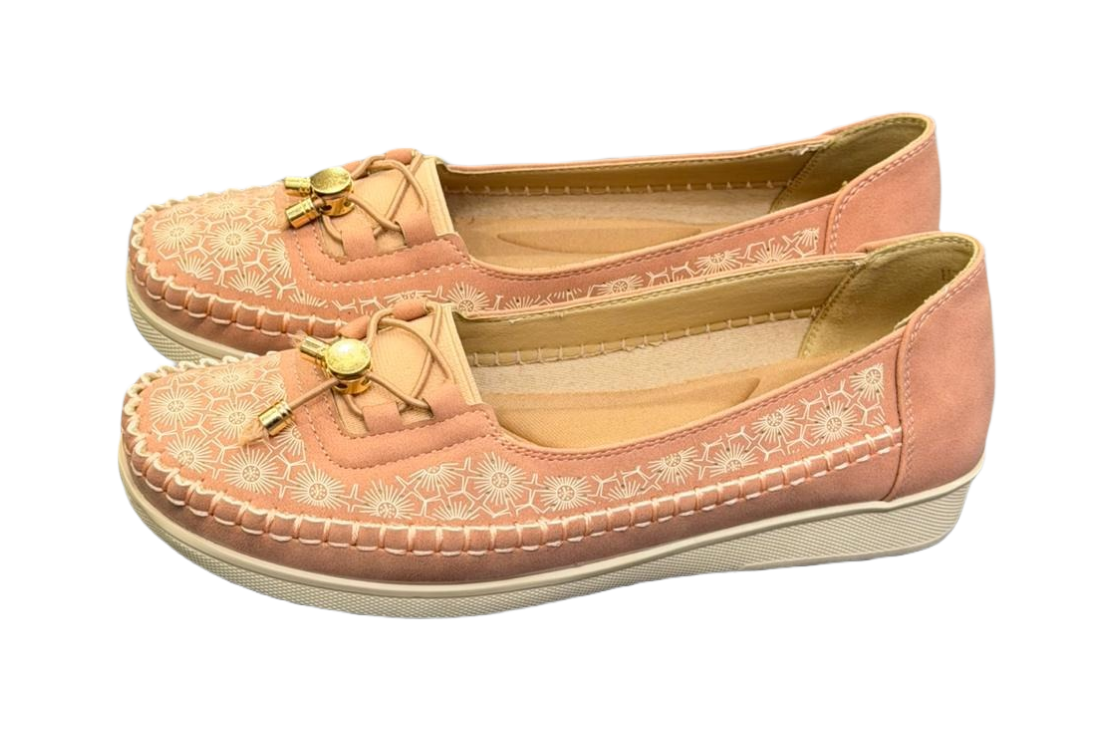 Pink Brown Casual Shoe For Women