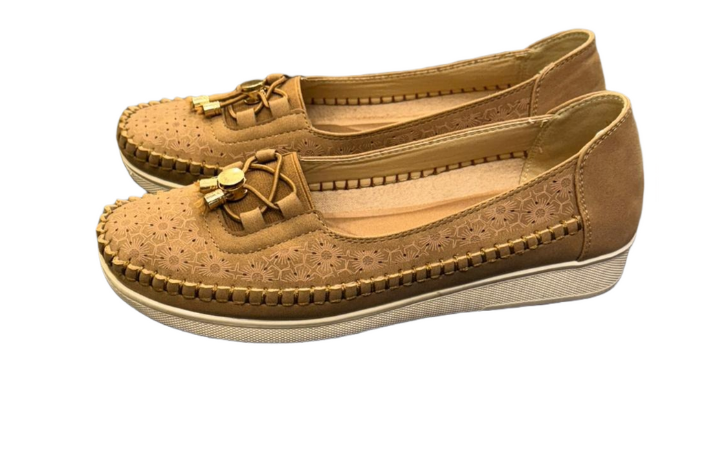 Pink Brown Casual Shoe For Women