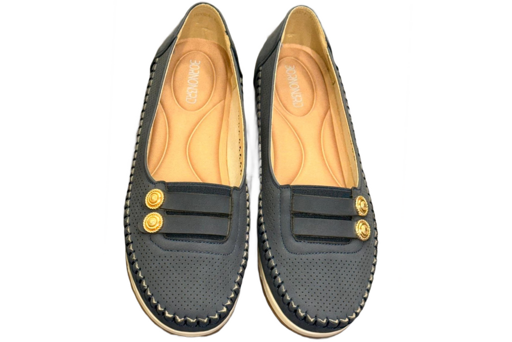 Brown Navy Casual/Formal Shoes For Women