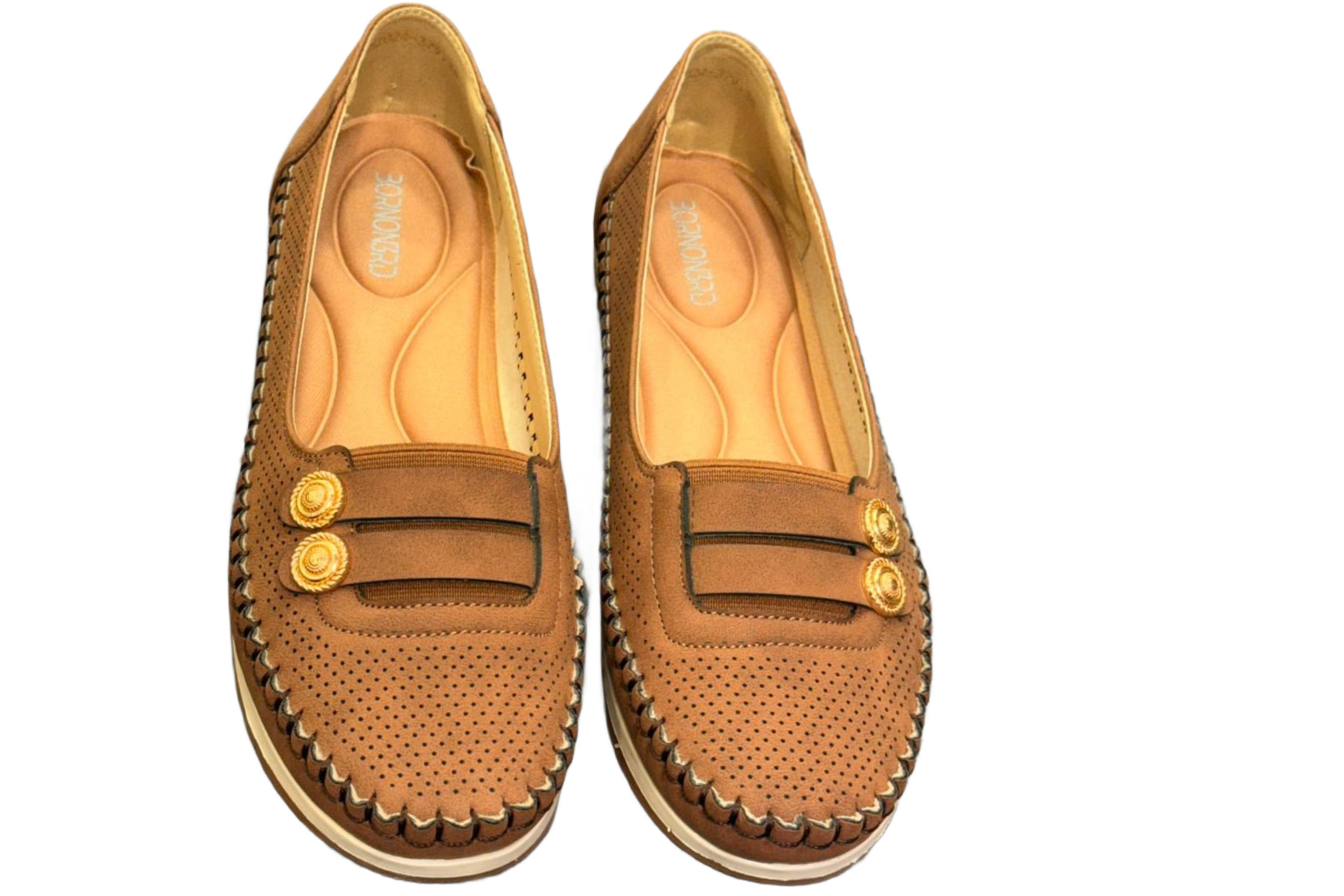 Brown Navy Casual/Formal Shoes For Women