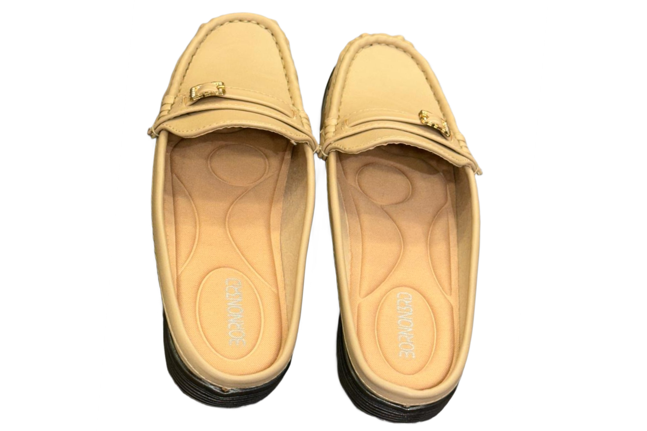 Khaki Brown Mules For Women