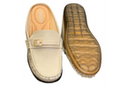 Khaki Brown Mules For Women