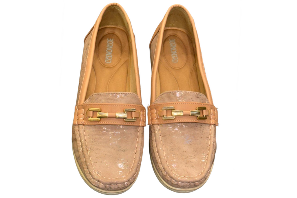 Pink White Party Loafer Shoes For Women