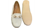 Pink White Party Loafer Shoes For Women