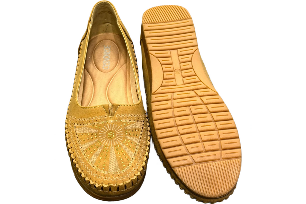 Grey Tan Casual Shoes For Women